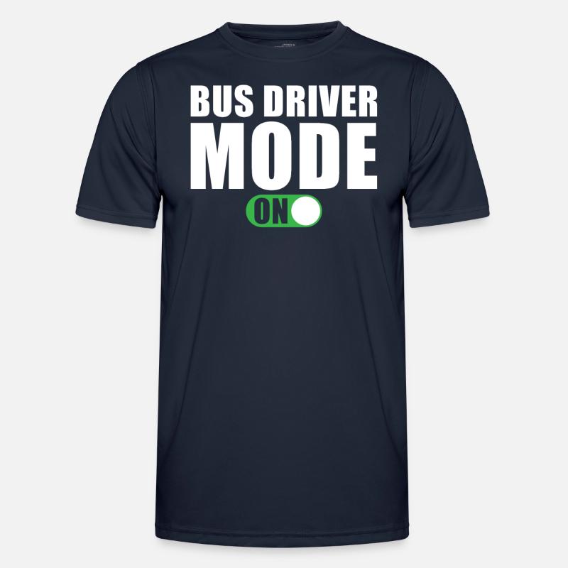 Bus Driver Mode On - Men's Functional T-Shirt - navy