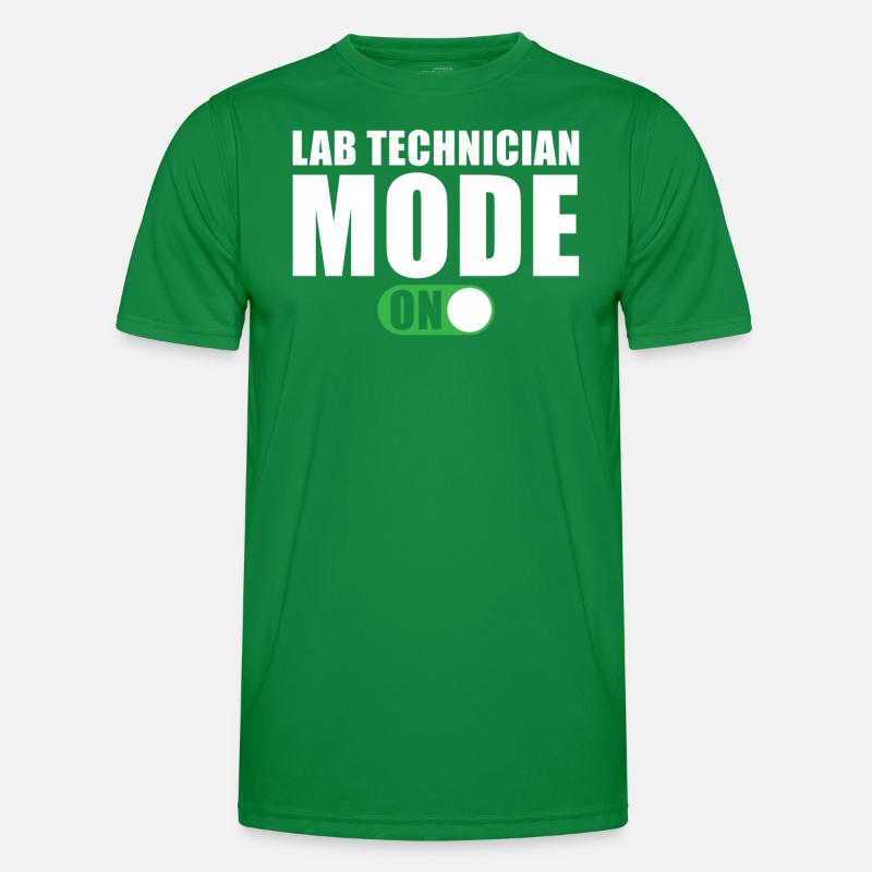 Labortechniker Modus Ein Männer Funktions-T-Shirt