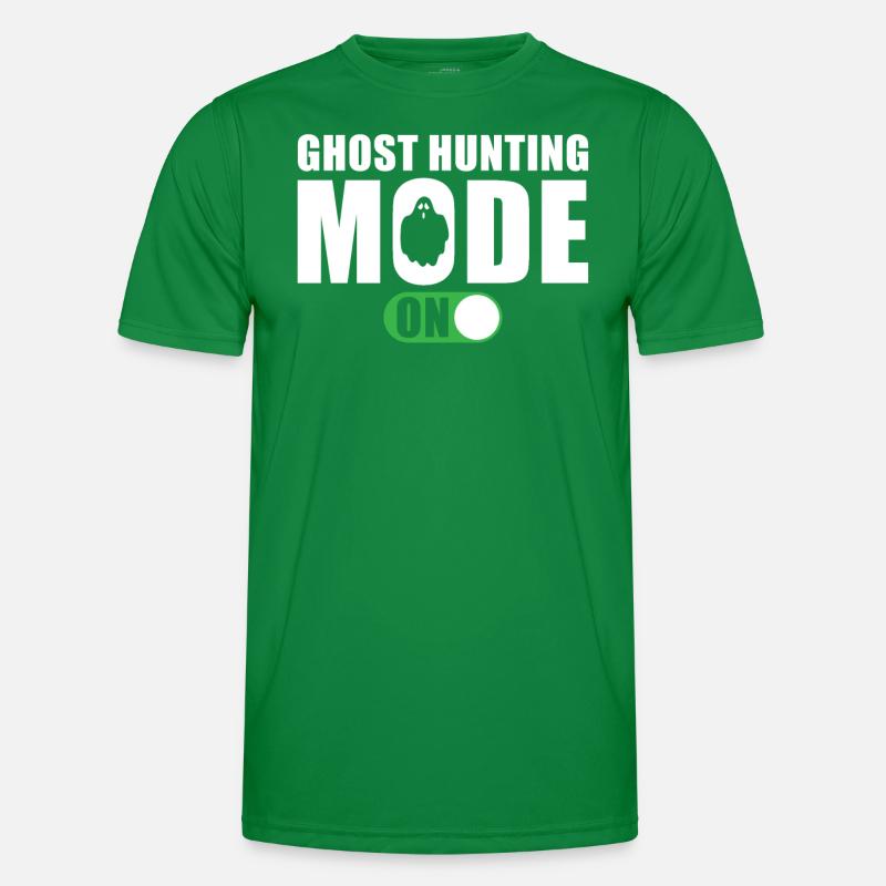 Ghost Hunter Spell Ghost Hunt Mode activé T-shirt sport Homme
