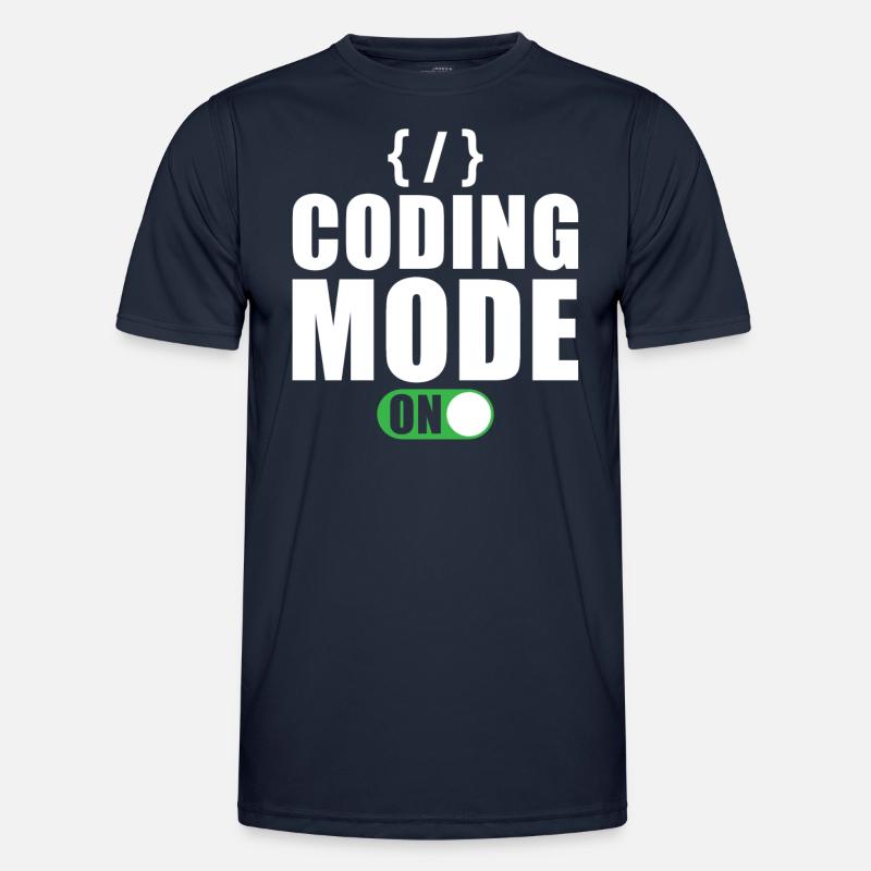Coder Entwickler Programmierer Geschenk - Männer Funktions-T-Shirt - Navy