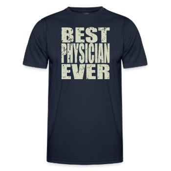 Best Physicist ever Physicist Gift - Men's Functional T-Shirt - navy - Front - AI Model Male 178 dark (178cm)