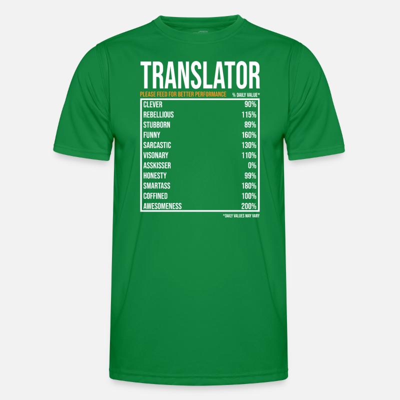 Translator daily values Men's Functional T-Shirt