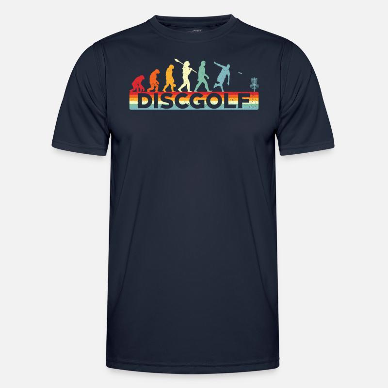 Discgolf Evolution Discgolf - Männer Funktions-T-Shirt - Navy