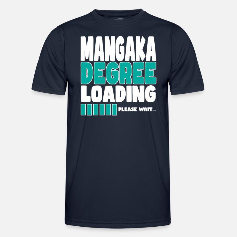 Mangaka invites training - Men's Functional T-Shirt - navy