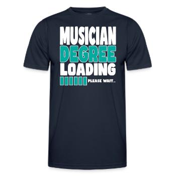Musician invites training - Men's Functional T-Shirt - navy - Front - AI Model Male 178 dark (178cm)