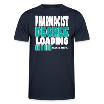 Pharmacist invites training - Men's Functional T-Shirt - navy - Front - AI Model Male 178 dark (178cm)