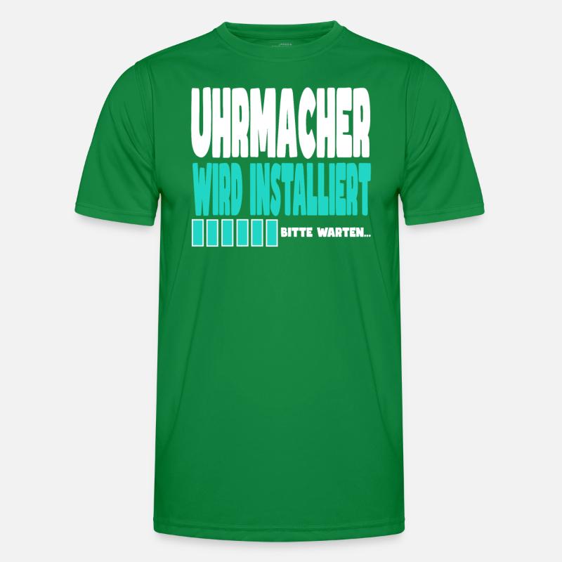 Uhrmacher wird installiert Männer Funktions-T-Shirt