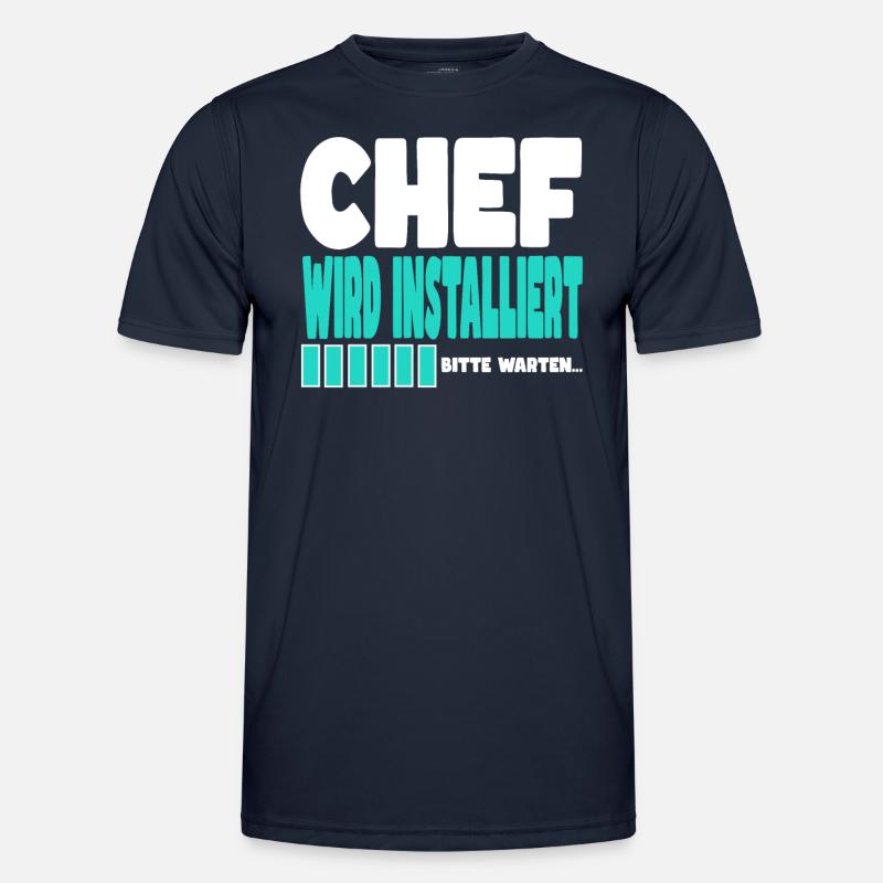 Chef wird installiert - Männer Funktions-T-Shirt - Navy