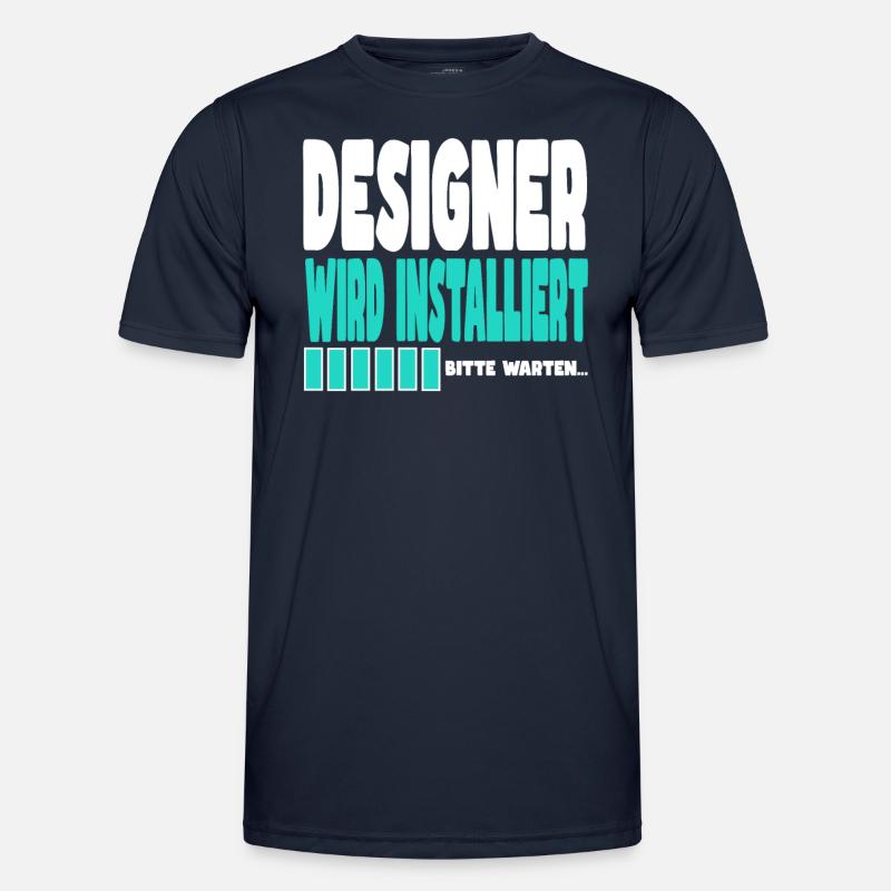 Designer wird installiert - Männer Funktions-T-Shirt - Navy