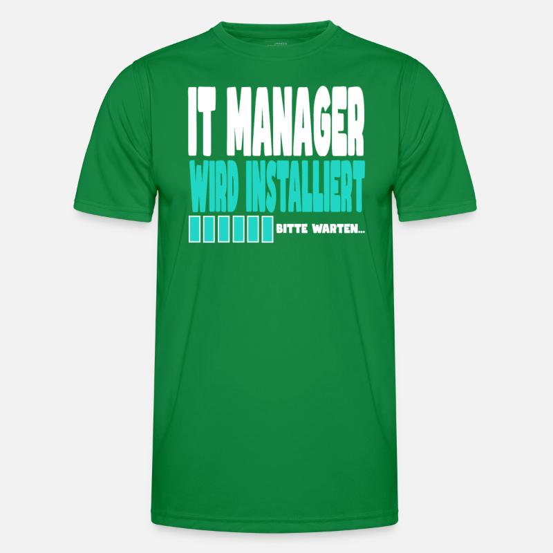 It Manager wird installiert Männer Funktions-T-Shirt