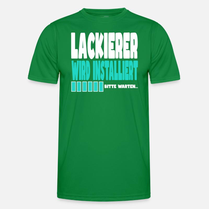 Lackierer wird installiert Männer Funktions-T-Shirt
