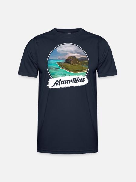 Mauritius Souvenir - Men's Functional T-Shirt - navy