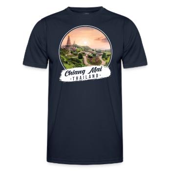 Chiang Mai Thailand Andenken - Männer Funktions-T-Shirt - Navy - Vorne - AI Model Male 178 dark (178cm)