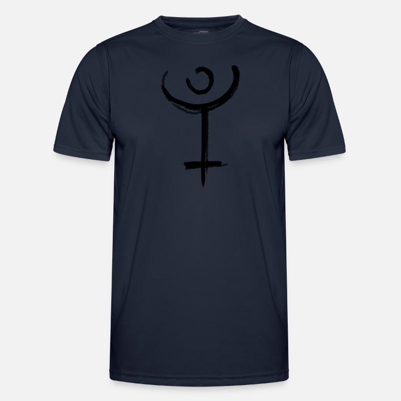 Pluto Astrology Symbol Men's Functional T-Shirt