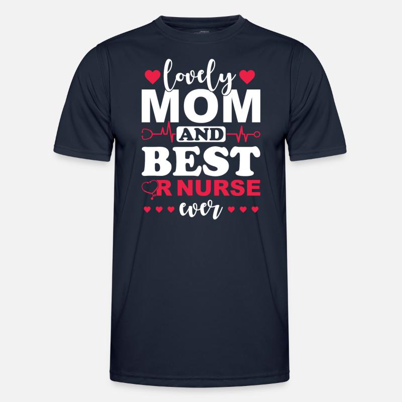 OP Krankenschwester Mutter - Männer Funktions-T-Shirt - Navy