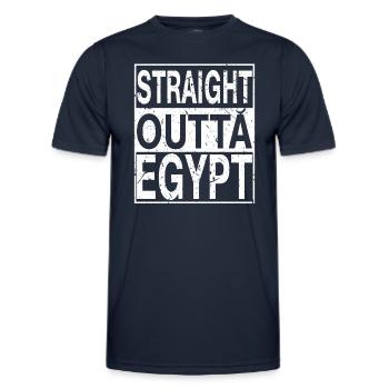 Egypt Straight outta Egypt - Men's Functional T-Shirt - navy - Front - AI Model Male 178 dark (178cm)