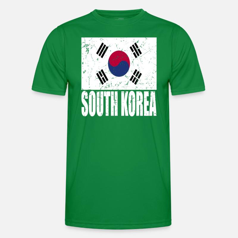 Drapeau de la Corée du Sud T-shirt sport Homme