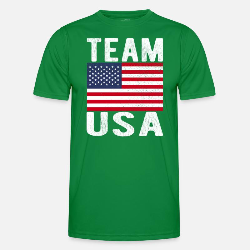 Drapeau de cerf T-shirt sport Homme