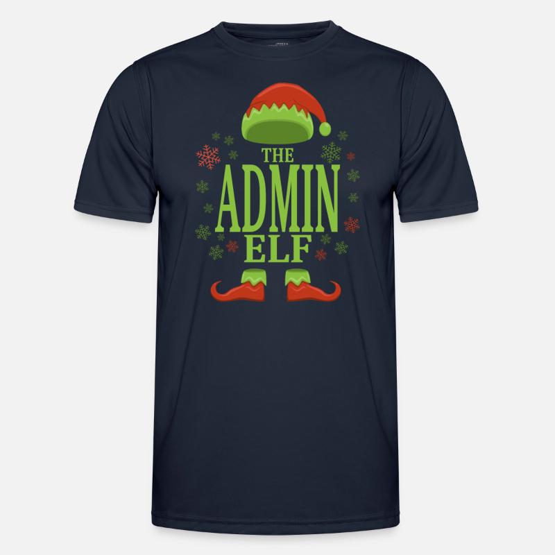 Admin Elfe de Noël T-shirt sport Homme