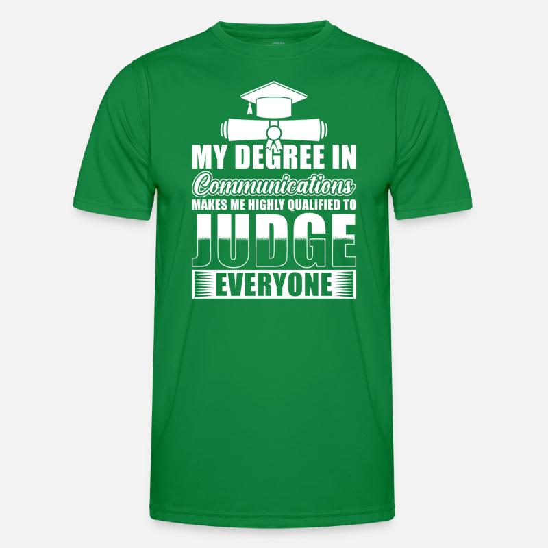 Communication Science Degree Men's Functional T-Shirt
