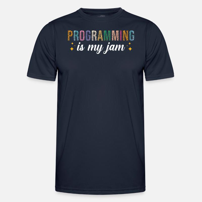 Programming is my passion - Men's Functional T-Shirt - navy