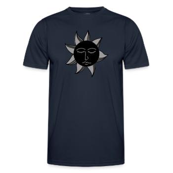 Sun Gothic - Men's Functional T-Shirt - navy - Front - AI Model Male 178 dark (178cm)