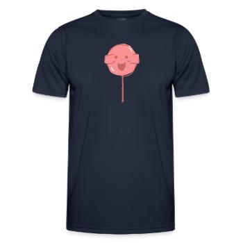 Bonbons Kawaii - T-shirt sport Homme - bleu marine - Devant - AI Model Male 178 dark (178cm)