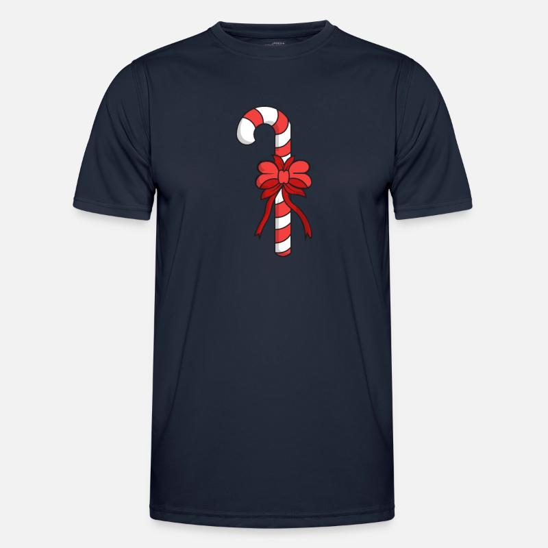 Candy Cane Candy Men's Functional T-Shirt