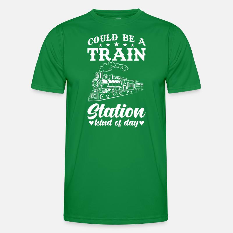 Train journey Men's Functional T-Shirt