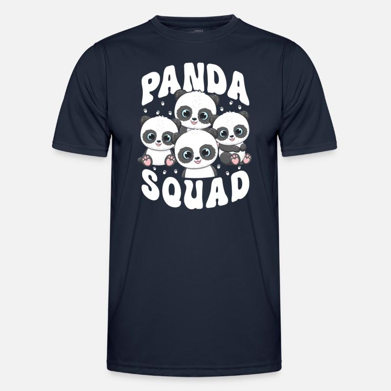 Panda Squad - Men's Functional T-Shirt - navy