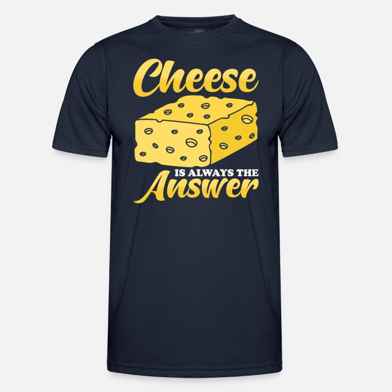 Cheese Gift - Men's Functional T-Shirt - navy