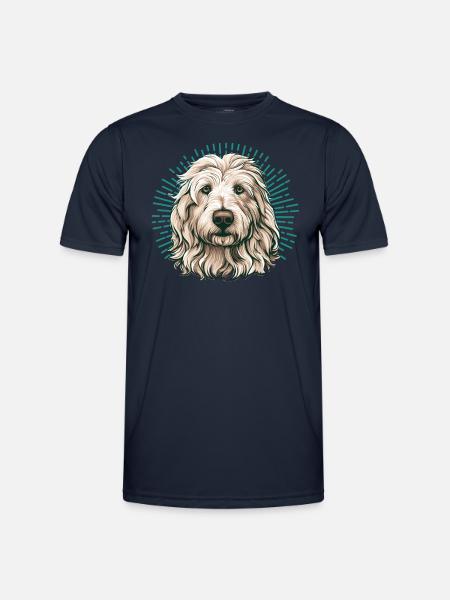 Maremmen Abruzzen Schäferhund Maremmano Abruzzese - Männer Funktions-T-Shirt - Navy