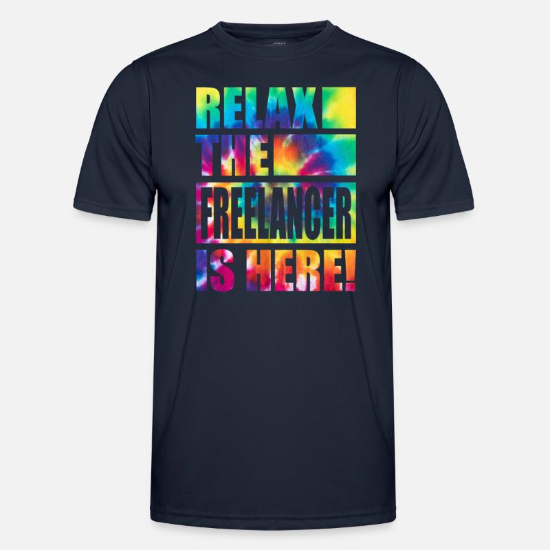 Freelancer Funny Saying Men's Functional T-Shirt