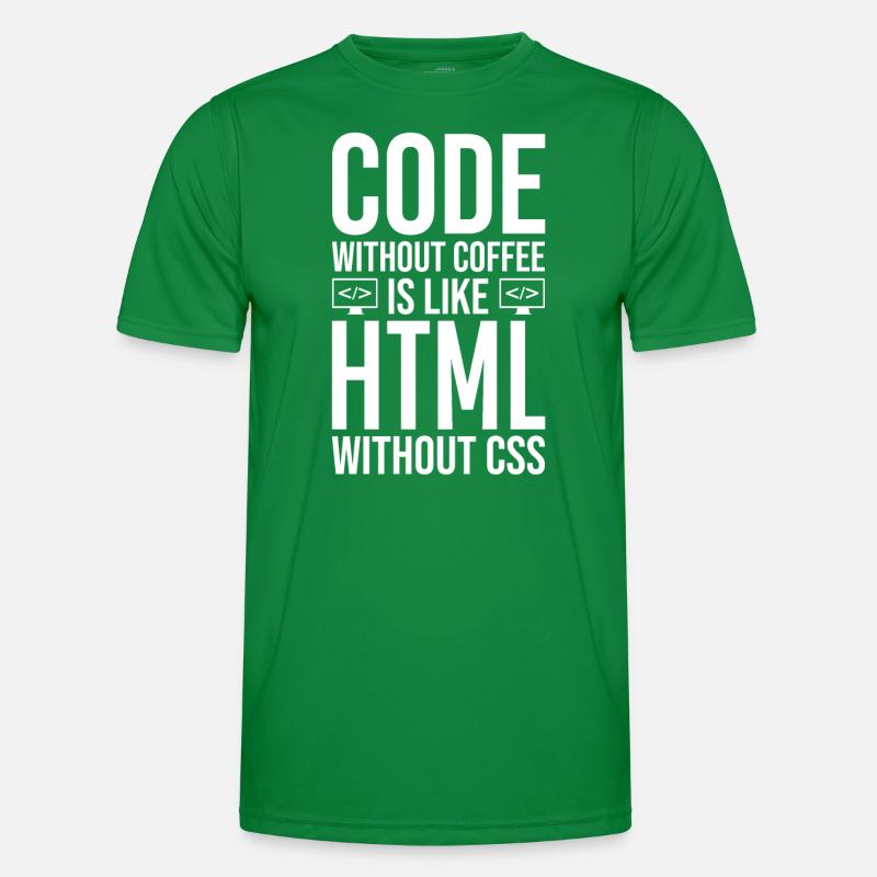 Coder Coffee Gift Men's Functional T-Shirt