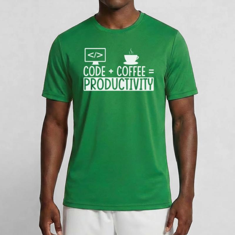 Coder Kaffee Geschenk Männer Funktions-T-Shirt