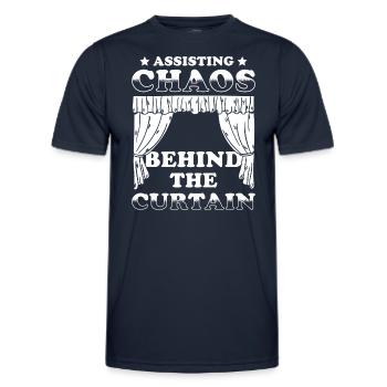 Assistant Stage Manager Job Gift - Men's Functional T-Shirt - navy - Front - AI Model Male 178 dark (178cm)
