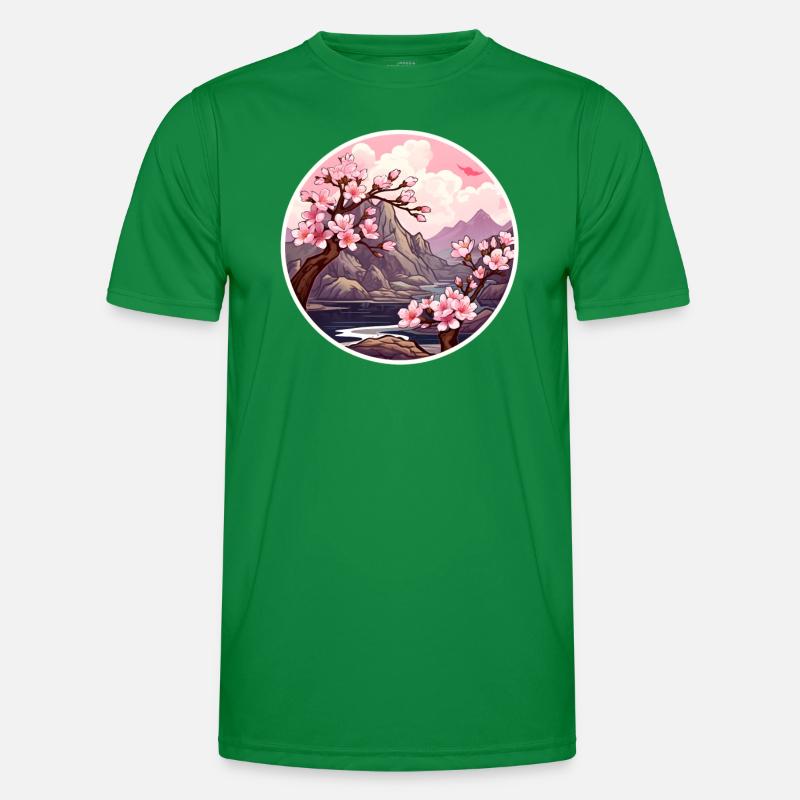 Cherry blossom tree Men's Functional T-Shirt