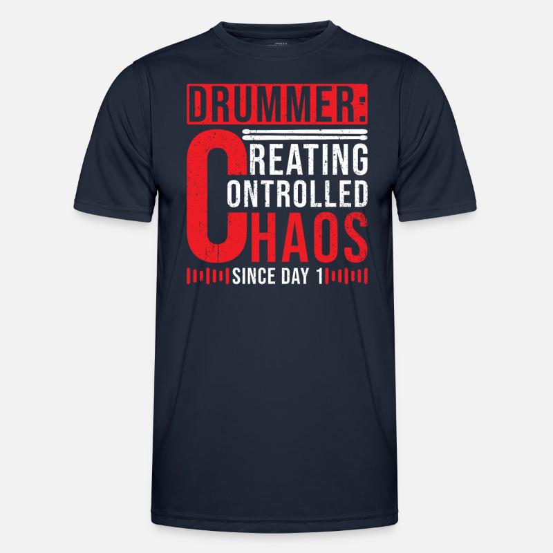 Drummer Drums Gift - Men's Functional T-Shirt - navy