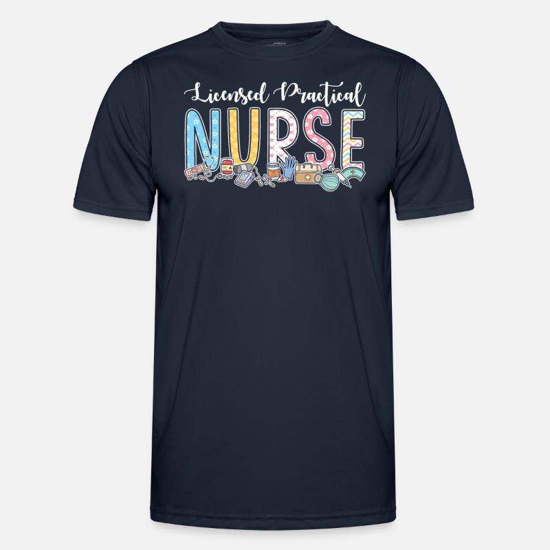 Licensed Practical Nurse - Men's Functional T-Shirt - navy