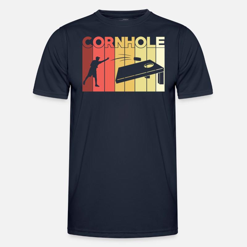 Cornhole Game Retro T-shirt sport Homme