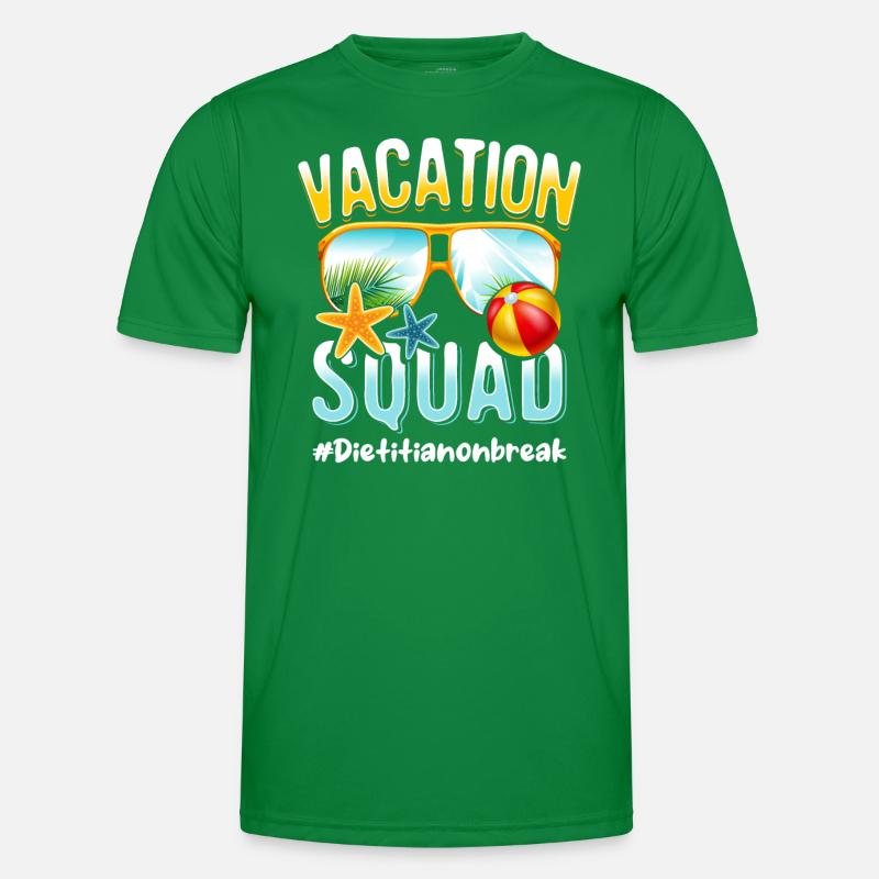 Diätassistent Vacation Squad #Dietitianonbreak Männer Funktions-T-Shirt