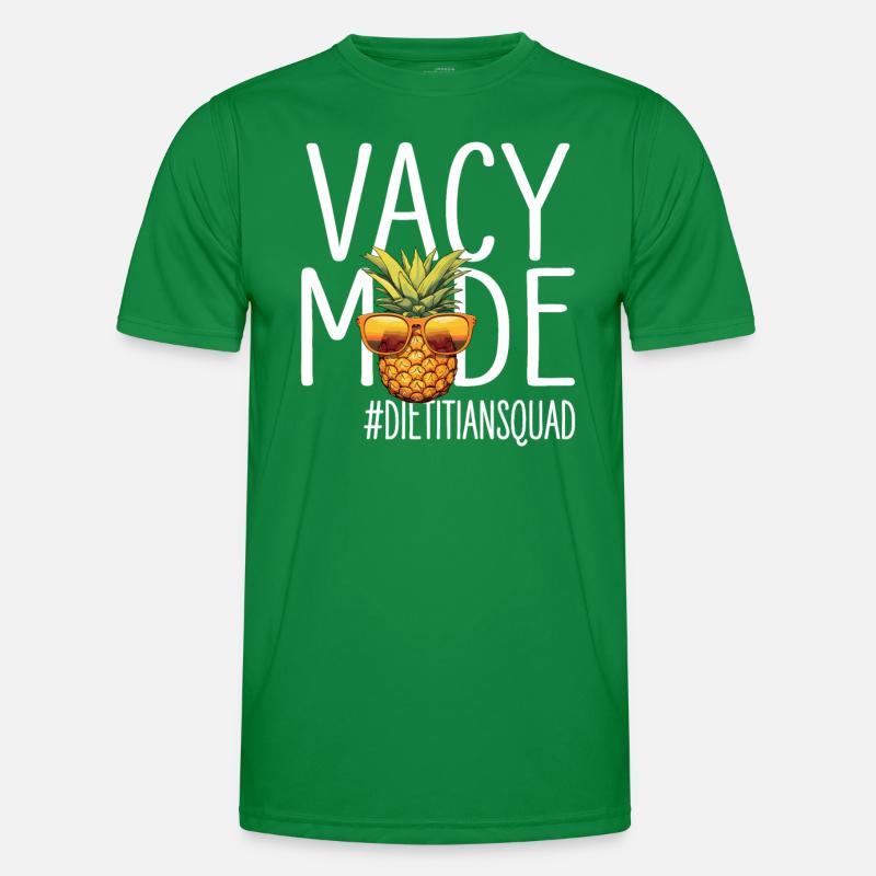Ernährungsberater Urlaub Vacy Mode Diätassistent Männer Funktions-T-Shirt