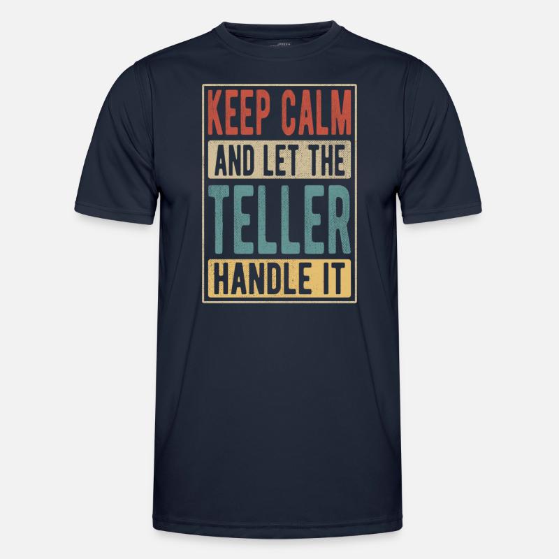 Teller Retro Geschenk Männer Funktions-T-Shirt