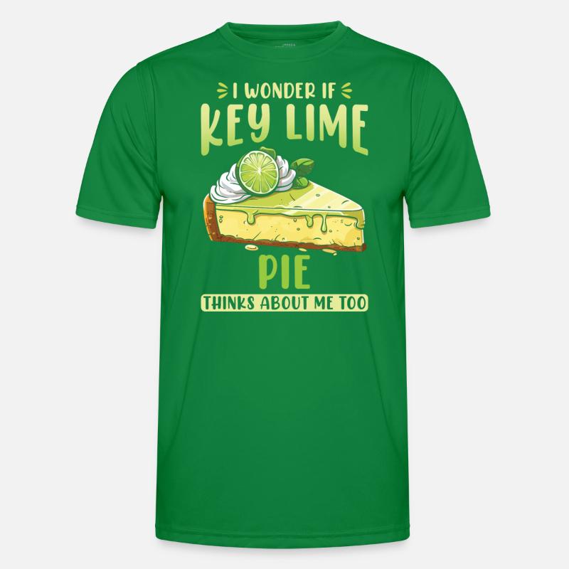 Key Lime Pie Bakery Dessert Baking Baker Pastry Men's Functional T-Shirt