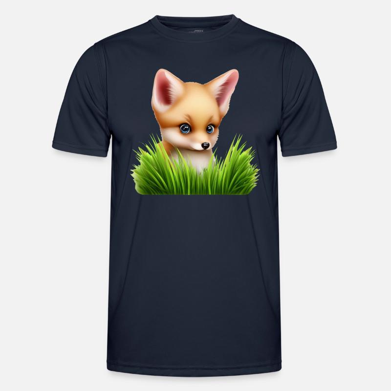 Fox in the tall grass Men's Functional T-Shirt