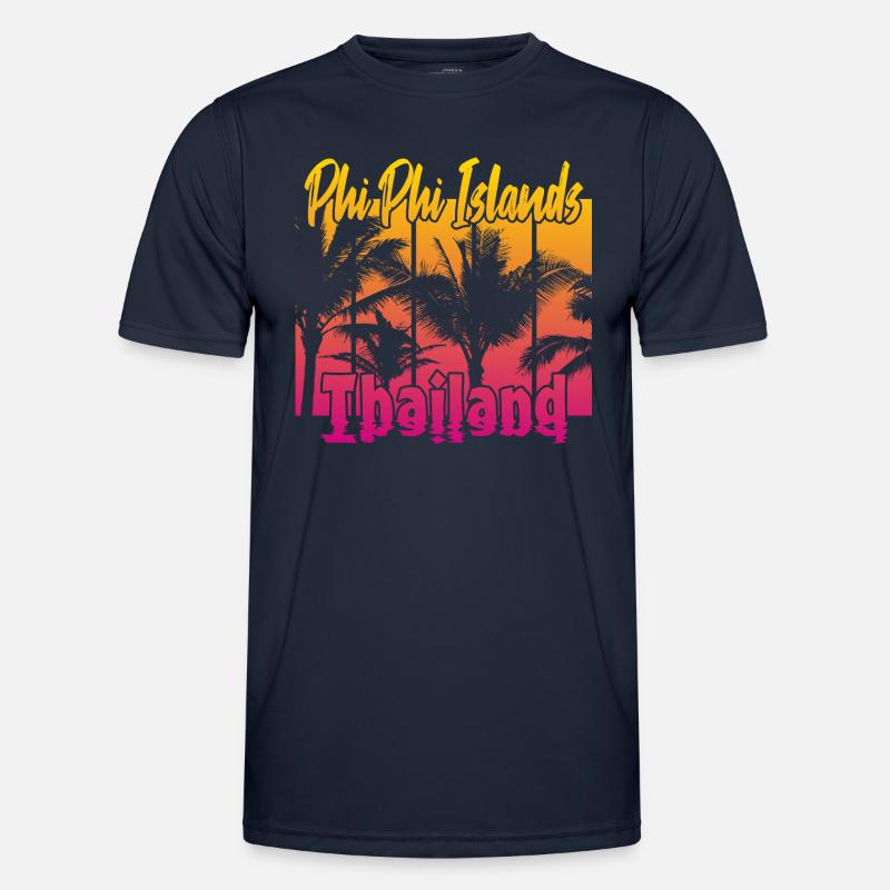 Phi Phi Islands Thailand Männer Funktions-T-Shirt