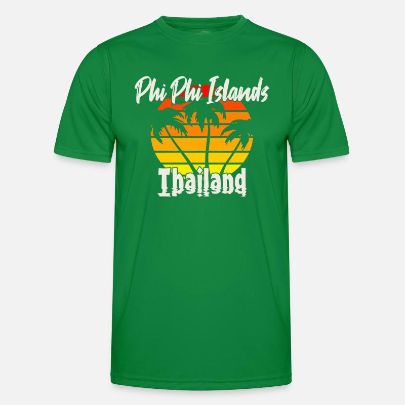 Phi Phi Islands Thailand Männer Funktions-T-Shirt