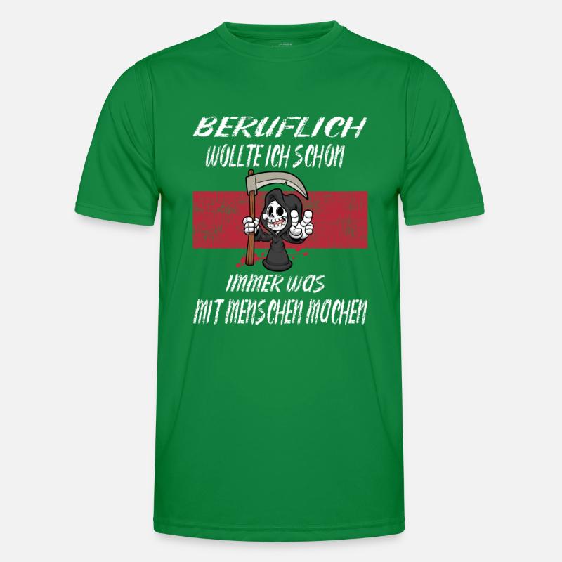 Beruflich Sensenmann Männer Funktions-T-Shirt