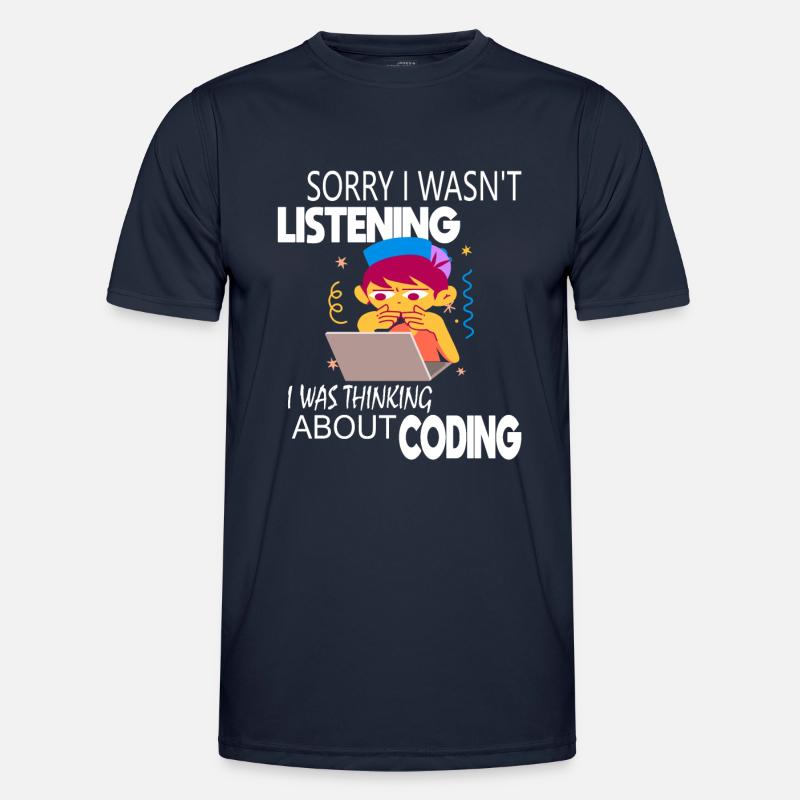 Coding Coder Programmer - Men's Functional T-Shirt - navy