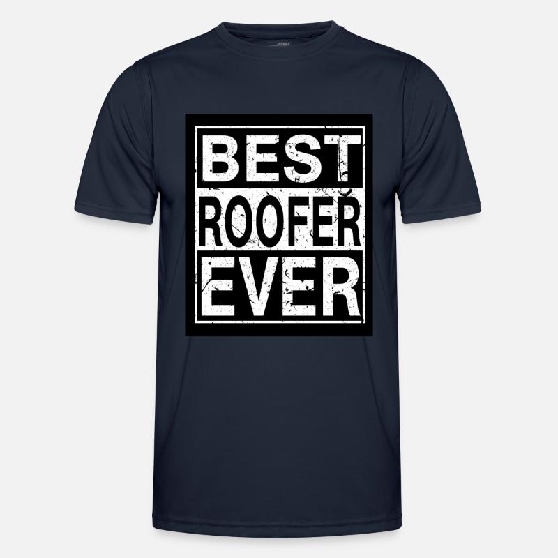 Dachdecker Bester Dachdecker - Männer Funktions-T-Shirt - Navy